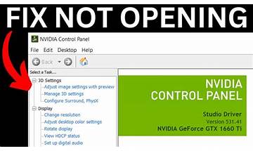 [Fix] NVIDIA Control Panel Not Opening / Keeps Closing / Crashing (2022)